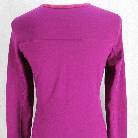 The North Face Athletic Top Womens S Purple Long Sleeve Thumb Holes Workout - Picture 6 of 7